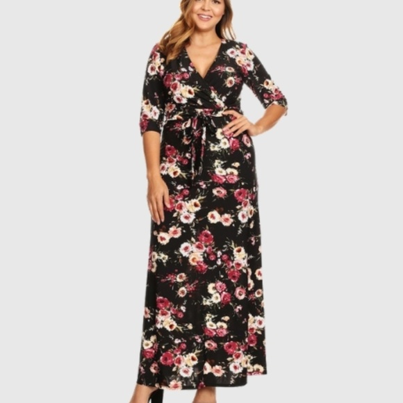 New! ➕ Floral Maxi Dress - Picture 1 of 5